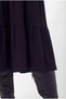 Women's Plus Size Colorful Pompom Long Sleeve Blue-Black Dress - 5