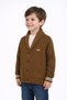 Boy's Brown Buttoned Knitwear Cardigan 2-5 Years - 2