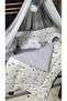70X110 Park Bed Baby Sleeping Set - Lycra Luxury Mosquito Net Apparatus Included - 5