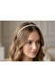 Double Row Silver Pearl and Zircon Detail Special Day Bridal Crown - 2