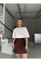 Short Satin Skirt