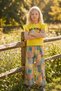 Girl's Summer Set Cotton Pieces, Printed Bottom and Top Sets - 5
