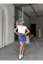 Short Satin Skirt - 2