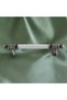 Porcelain Antique Antique Silver 128 mm Furniture Kitchen Cabinet Handle Handle Handles - 5