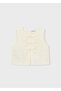 Girl's Bowknot Sleeveless Blouse Ecru 3024 - 4