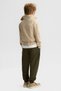 Boy's 8-14 Years Old Jogger Pants Pants Khaki with Elastic Waist and Cuffs - 2