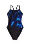 Durafast Elite ®   Girl's Cutoutfit Swimsuit - Cycloid