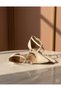 Lorisse - Pointed Toe, Cross Strap Detailed Classic Stiletto Heel U Shoes / Stiletto - 5