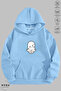 Unisex Hoodie Long Sleeve Leo Aslan Printed Hooded Brushed Inside Oversized 100% Cotton Combed Cotton Sweatshirt - 7