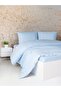 Cotton Saten Double Duvet Cover Set with Elastic Bed Sheet (93 Wire & 236 Tc) - 8