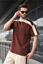 Bitter Brown Men's Shorts T-Shirt Set E7346 - 5