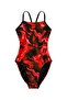 Durafast Elite ®   Girl's Cutoutfit Swimsuit - Waveform
