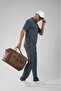 Regular Fit T-Shirt and Pants Set with Zipper Collar - 3