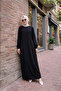 Women's Premium Comfort Long Black Prayer Dress - 6