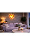 مصباح حائط LED على شكل قلب 29x28x5 - 3