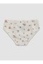 Seray New Season Printed Girls' Underwear 3-Piece Set - 7