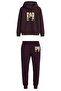 Dad Mode on Printed Hooded Sweatshirt & Jogger Pants Sweatpants Set