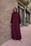Women's Premium Comfort Long Burgundy Prayer Dress - 6