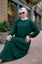 Women's Premium Comfort Long Green Prayer Dress - 5