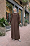 Women's Premium Comfort Long Brown Prayer Dress