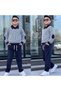 Festive Seasonal Gö Shirt Collar Weat-Pants Full Lycra Bottom Top Stylish Suit - Waiter Size - 6