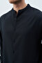 Men's Comfortable Fit Premium Long Sleeve Shirt with Stand Collar - 2