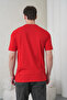 Men's Red Nothing Written High Printed Crew Neck T-Shirt - 8