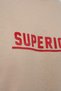 Men's Beige Superior Written High Printed Crew Neck T-Shirt - 2