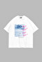 But Why Printed Oversized Unisex White Tshirt