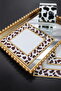 Set of 3 Leopard Patterned Coffee Sides Presentation Napkins - 2
