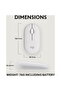 Mouse wireless Logitech Pebble 2 M350s, bluetooth, dongleless, Alb - 5