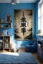Chinese Business Honor – Anime Movie Character Themed Quality Fabric, Room Decor Tapestry Wall Rug - 3