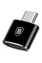 Adaptor Mini USB Type-C la USB 3.0 Negru (max. 2.4A)