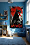Catzilla – Anime Movie Character Themed Quality Fabric, Room Decor Tapestry Wall Rug Pieces - 3