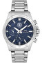 Men's Wristwatch |   44mm, Blue Dial, Multifunction, Stainless Steel, 10Atm - 6