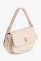 101 Cream Women's Bag with Shoulder Bag Zippers and Lined Internal Compartments - 2