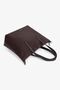 106 Burgundy Women's Shoulder Bag with Zipper and Cross Strap Faux Leather Tote & Shoulder Bag - 6