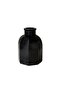 Black Highlight Lines Vase - Design Decorative Object, Modern Striped Forms, Living Room and Office Decoration - 4