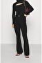 Ispanyol Black Women's Garfield Jean High Waist Stretchy Denim Pants