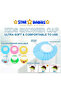 Adjustable Shower Cap + Rubber Duck Toy (4pcs set) - Yellow - 4