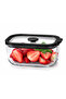 Glass Storage Container Set 470 ml with Black Leak-Proof Lid, Microwave and Dishwasher Safe - 6
