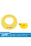 Adjustable Shower Cap + Rubber Duck Toy (4pcs set) - Yellow - 2