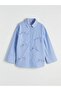 Bow Detail Striped Girl's Shirt Poplin (S6) - 3