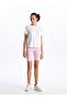 Crew Neck Plain Short Sleeve Women's T-Shirt - 3