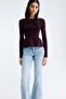 Knitted peplum top - 2