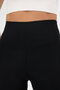 Women's Black Premium High-Waisted Black Sports Leggings – Stretchy & Fit - 2