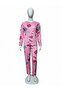 Girl's Pink Pajama Set Interlock Anti-Sweat