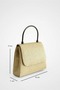 Twin Gold Metal Handle Gold Mini Evening Dress Bag & Event Bag - 5