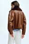 Fluffy-collared jacket - 5