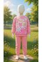 Girls' Daily Stylish and Comfortable Sports Set - 4